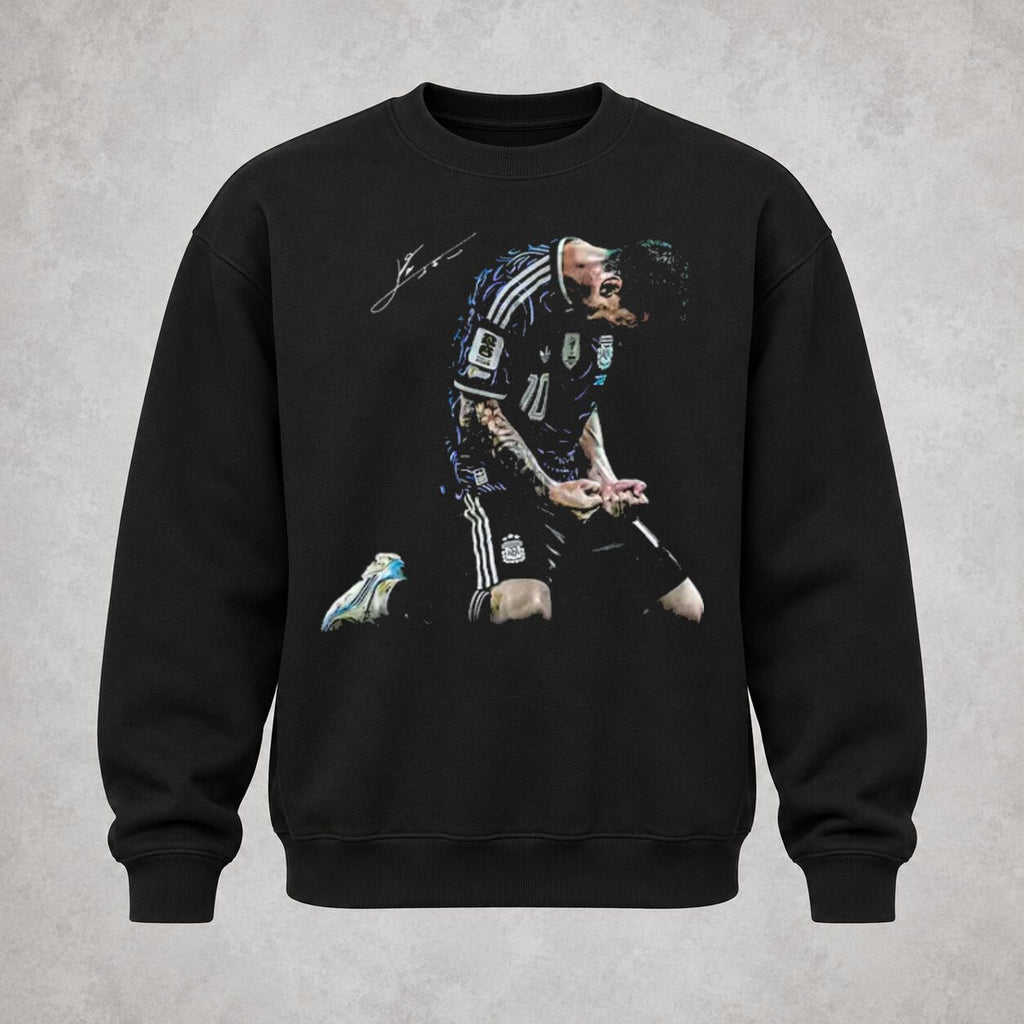 Lionel Messi Celebration Graphic T-Shirt/Sweatshirt/Hoodie – Argentina #10 Football Fan Tee