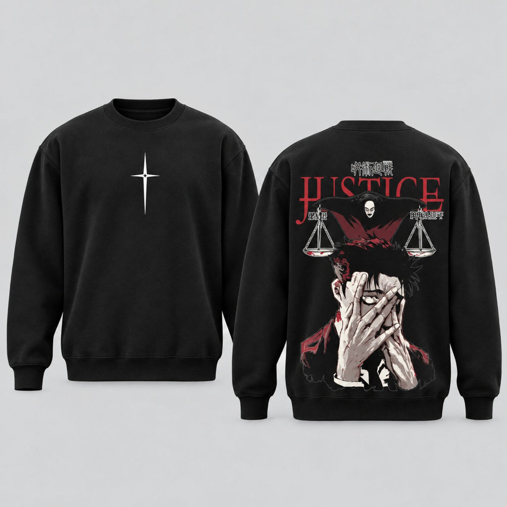 Hiromi Higuruma Justice Washed T-Shirt/Sweatshirt/Hoodie – Jujutsu Kaisen Vintage Anime Streetwear Tee