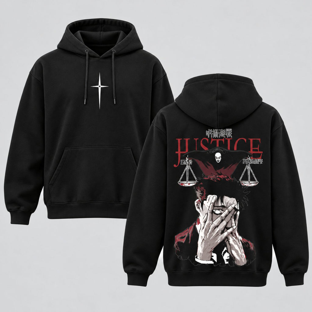 Hiromi Higuruma Justice Washed T-Shirt/Sweatshirt/Hoodie – Jujutsu Kaisen Vintage Anime Streetwear Tee