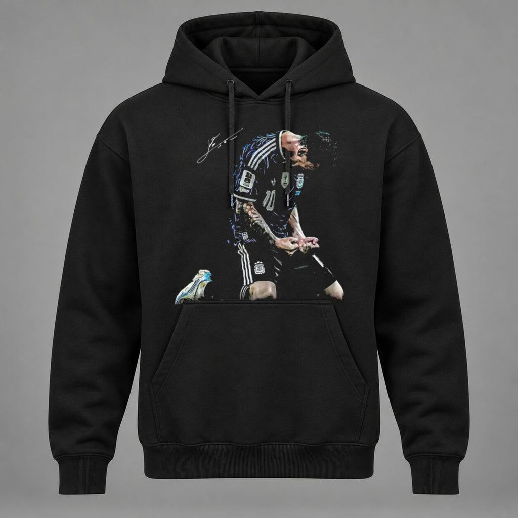 Lionel Messi Celebration Graphic T-Shirt/Sweatshirt/Hoodie – Argentina #10 Football Fan Tee