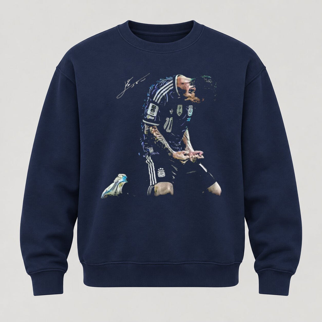 Lionel Messi Celebration Graphic T-Shirt/Sweatshirt/Hoodie – Argentina #10 Football Fan Tee