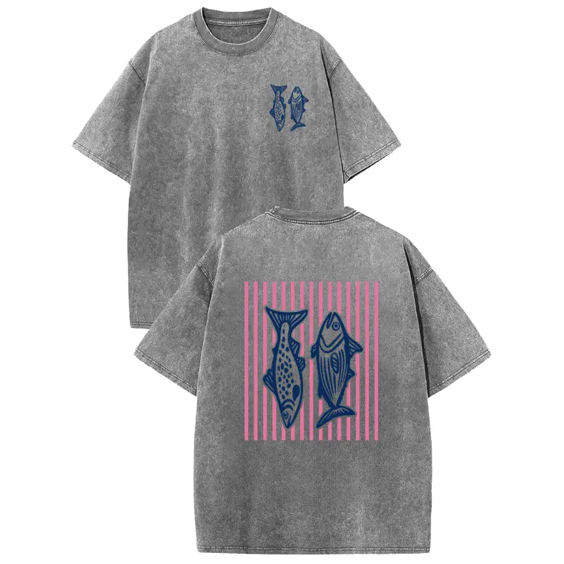 🌊🐟🏖️ Coastal Fish Graphic Tee /Sweatshirt/Hoodie