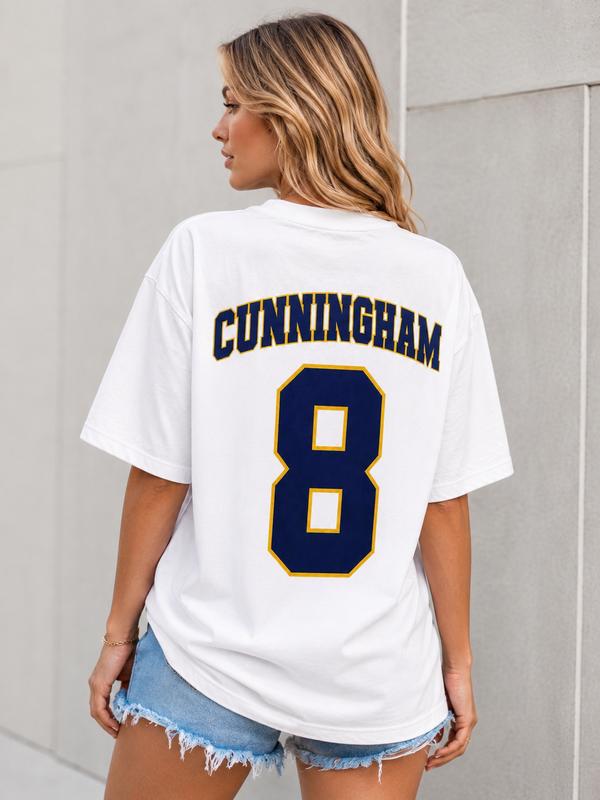 Sophie Cunningham #8 Double Sided Basketball Shirt, Unisex Oversized Graphic Tee, Vintage Sports Fan T-Shirt/Sweatshirt/Hoodie, Game Day Streetwear Top