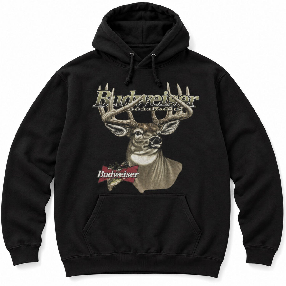 Vintage Budweiser Deer Graphic T-Shirt/Sweatshirt/Hoodie – Retro Americana Brown Western Tee