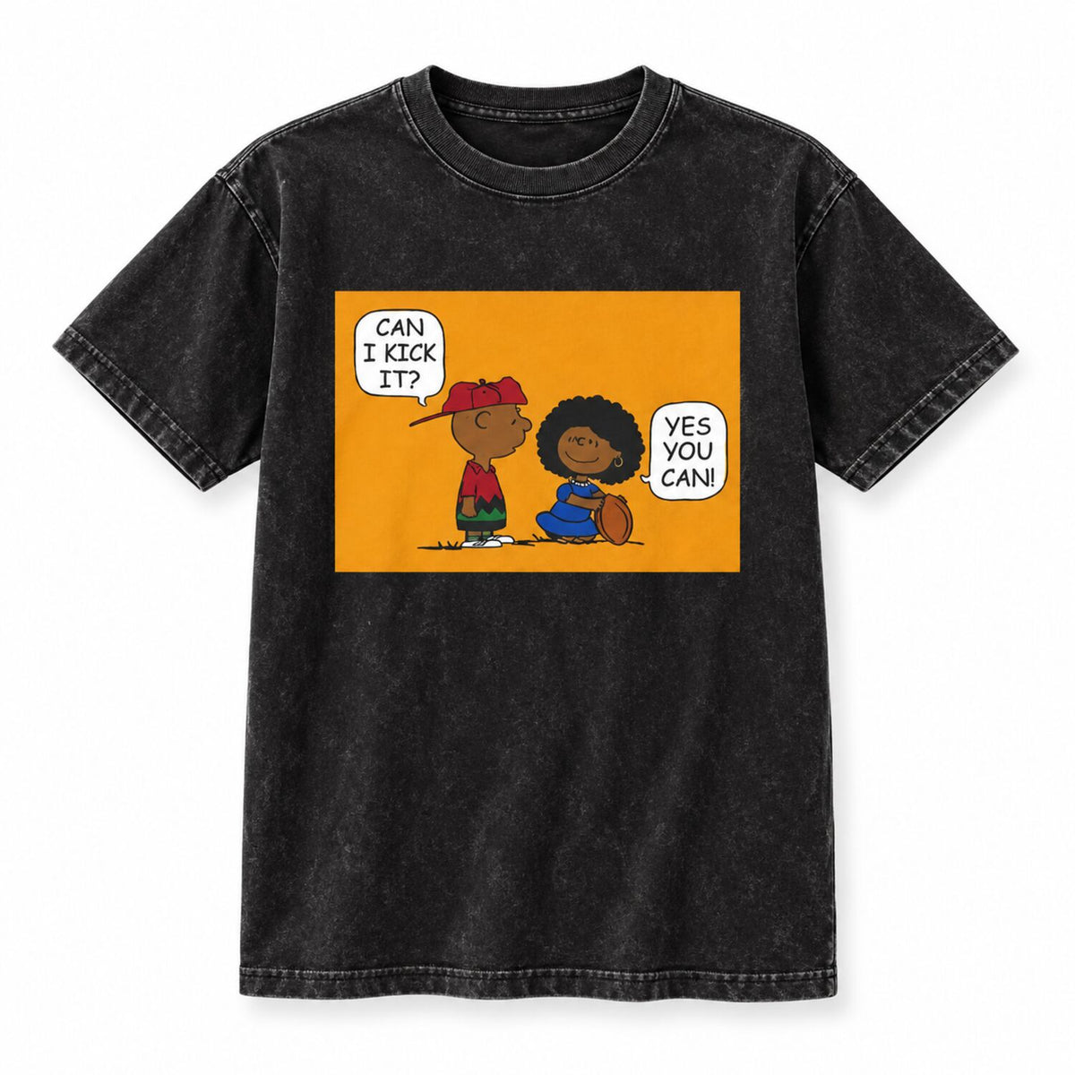 Can I Kick It? Retro Cartoon Graphic T-Shirt/Sweatshirt/Hoodie – 90s Hip-Hop Streetwear Tee