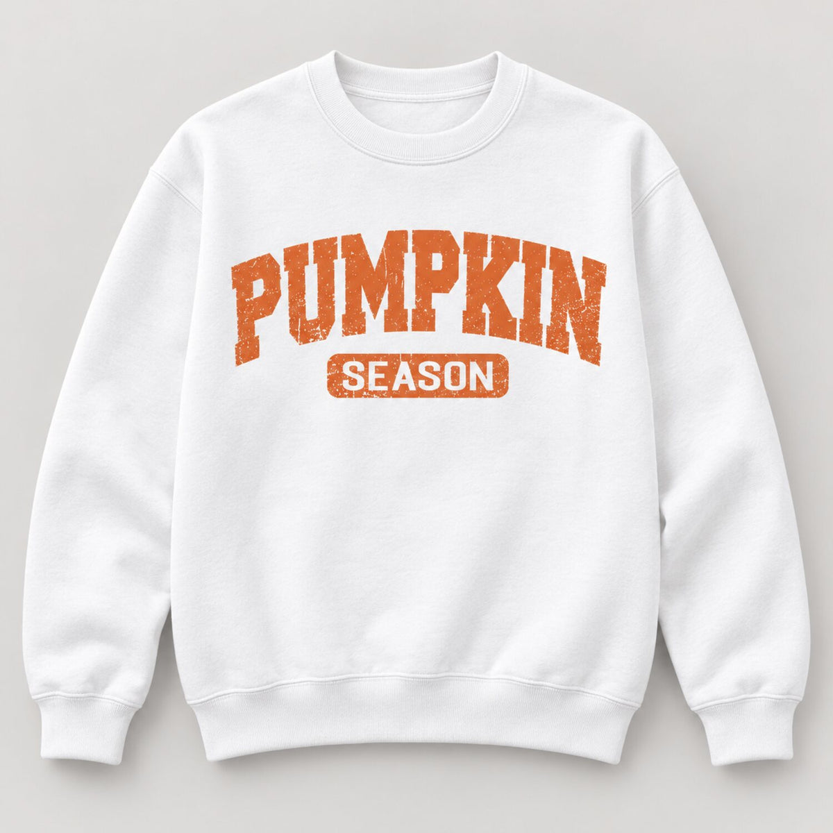 Pumpkin Season Sweatshirt/Hoodie/T-Shirt – Retro Varsity Fall Graphic Crewneck for Women