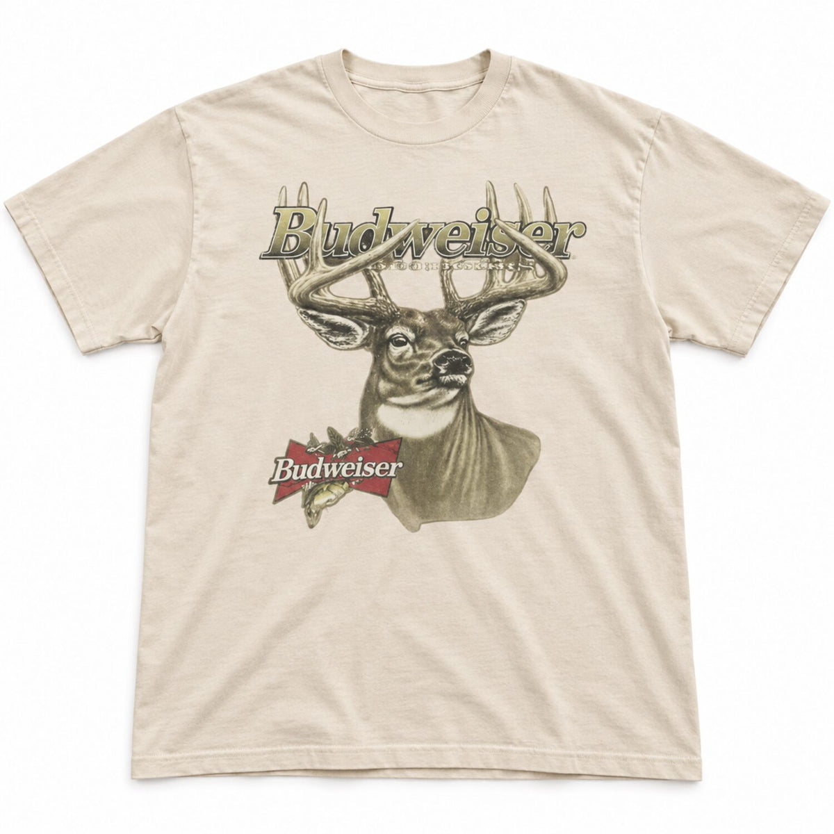 Vintage Budweiser Deer Graphic T-Shirt/Sweatshirt/Hoodie – Retro Americana Brown Western Tee