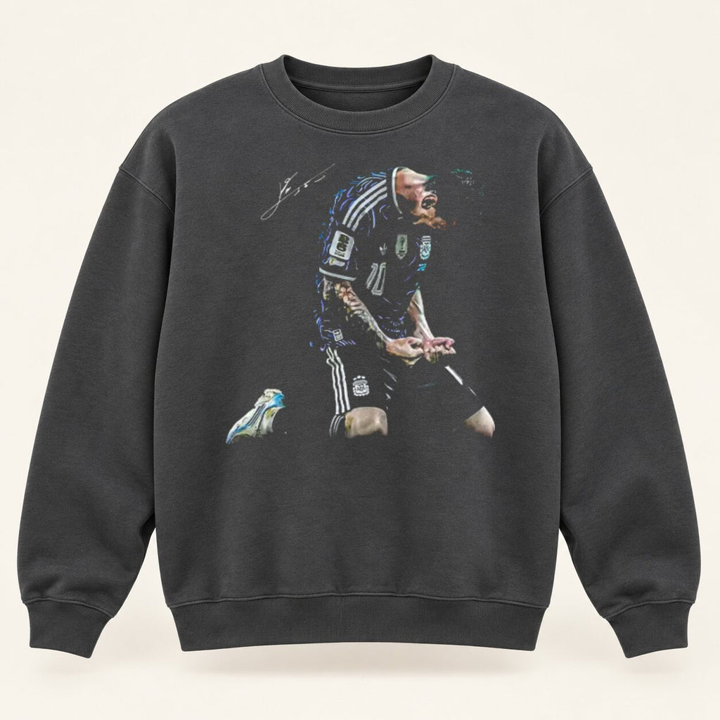 Lionel Messi Celebration Graphic T-Shirt/Sweatshirt/Hoodie – Argentina #10 Football Fan Tee