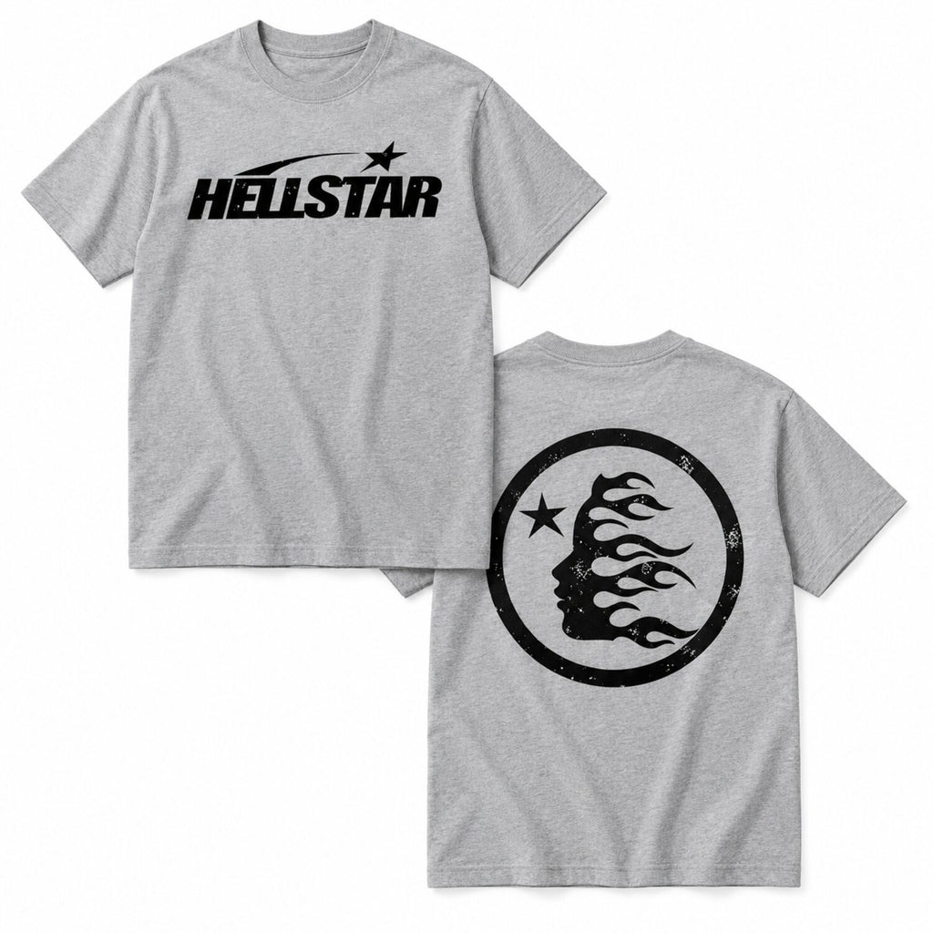 Hellstar Flame Graphic T-Shirt/Sweatshirt/Hoodie – Double-Sided Gothic Streetwear Tee