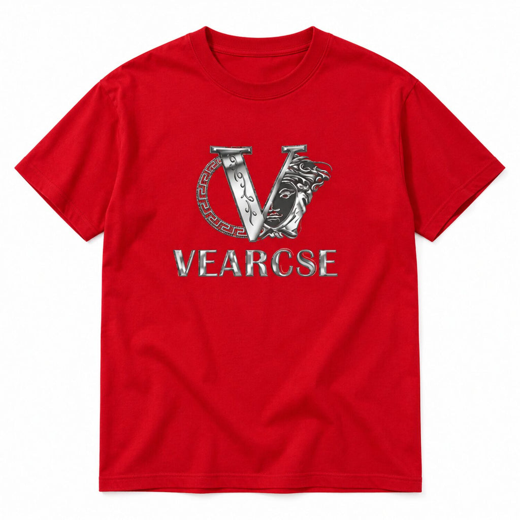 Men's Metallic Silver Graphic T-Shirt/Sweatshirt/Hoodie – Black Luxury Streetwear Tee