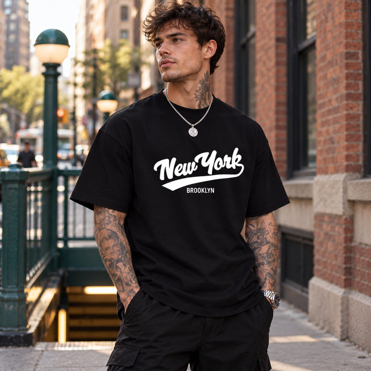 New York Brooklyn Graphic T-Shirt/Sweatshirt/Hoodie – Men's Classic Urban Streetwear Tee