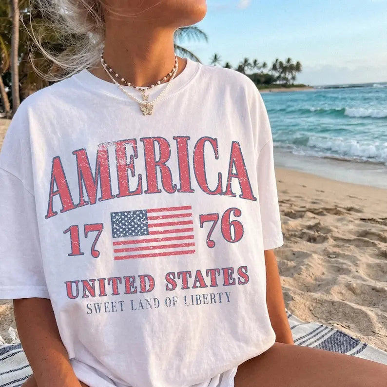 America 1776  Summer Graphic Tee/Sweatshirt/Hoodie