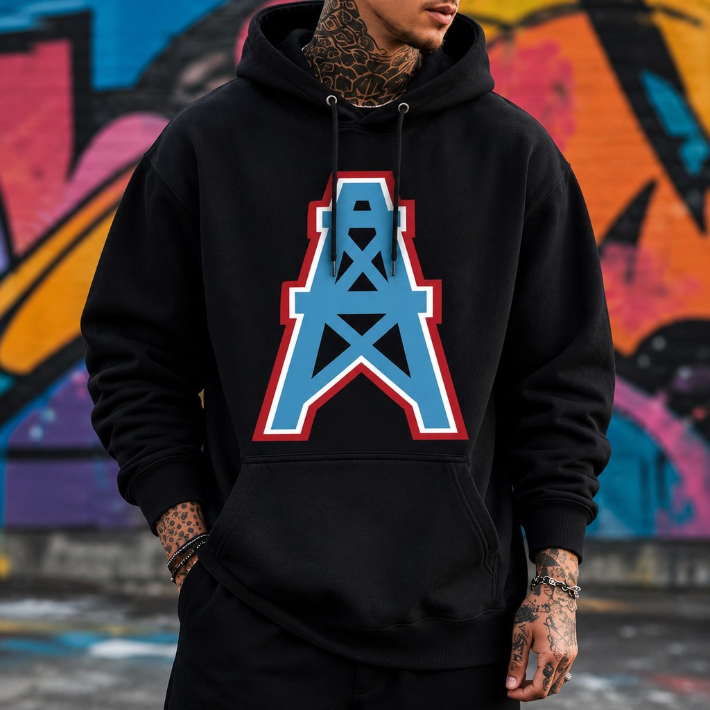 Houston Oilers Retro Football Tee/Sweatshirt/Hoodie
