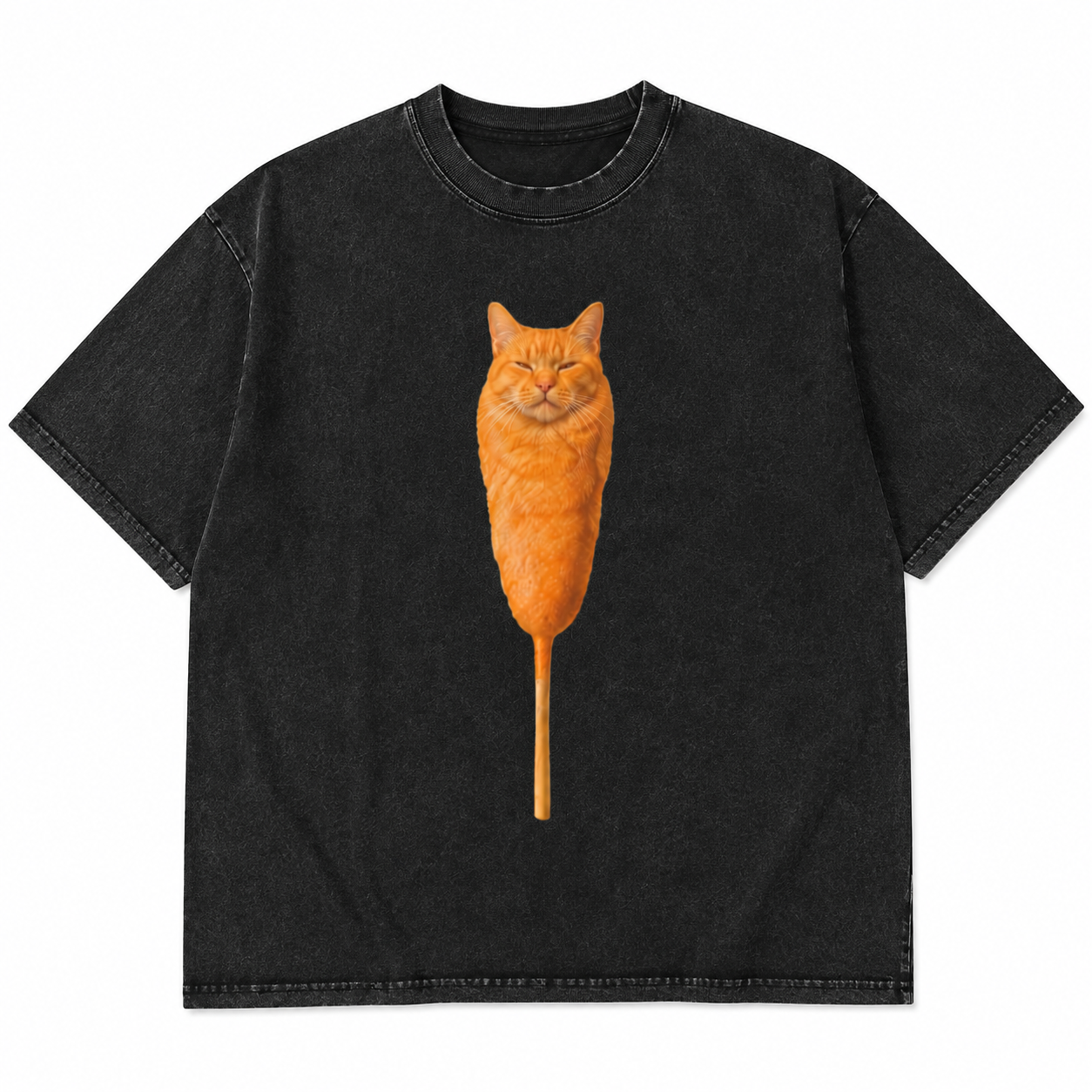 Corn Dog Cat Meme T-Shirt/Hoodie/Sweatshirt– Funny Cat Graphic Tee, Weird Humor Unisex Shirt
