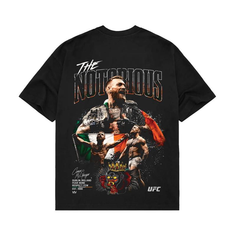 Men's UFC 329 Black Conor McGregor T-Shirt/Hoodie/Sweatshirt - UFC MMA Shirt, Gift for Fighters