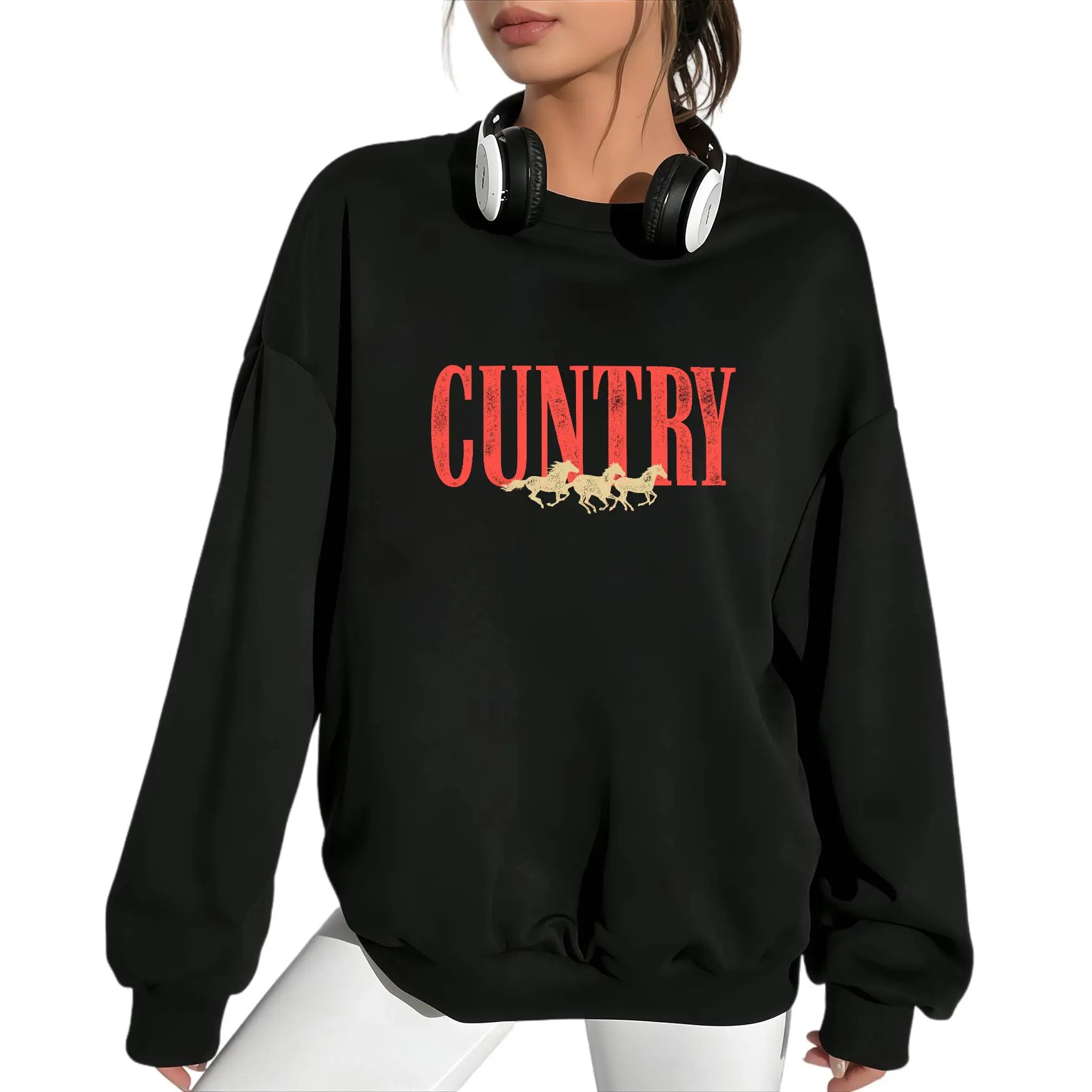 Country Western Graphic T-Shirt, Sweatshirt & Hoodie – Vintage Cowgirl Rodeo Print, Country Concert Western Style Apparel