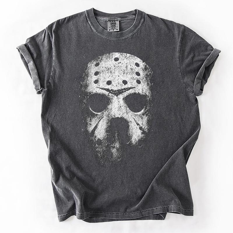Dark Horror Graphic Tee/Sweatshirt/Hoodie – Vintage Washed Goth Streetwear Shirt