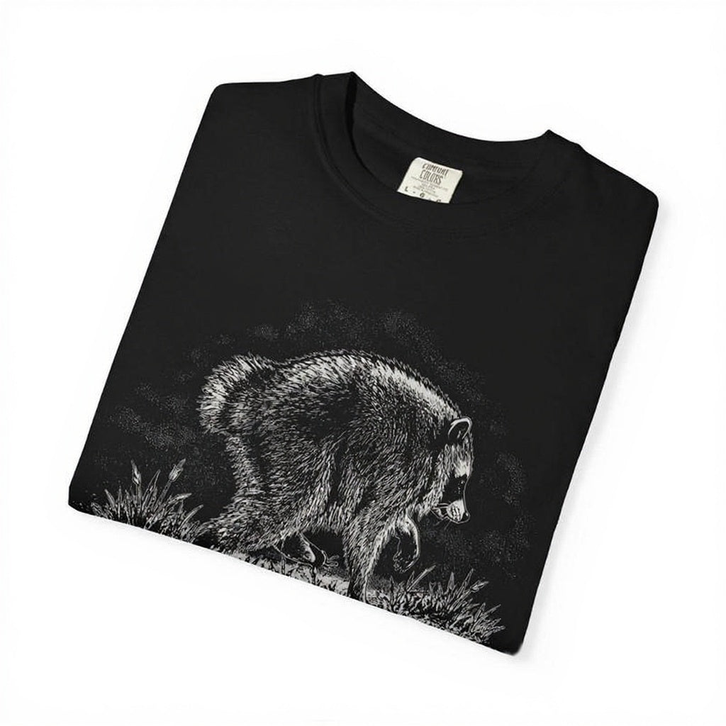 Cute Raccoon Graphic Tee/Sweatshirt/Hoodie – Vintage Animal Shirt for Nature Lovers