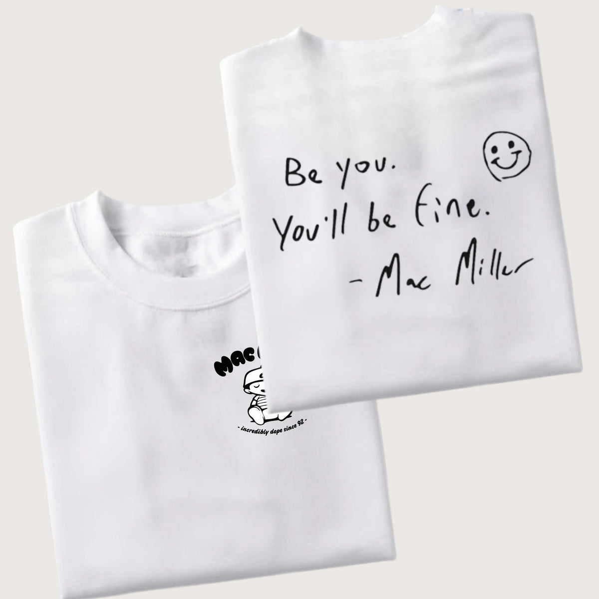 Be You You’ll Be Fine T-Shirt, Sweatshirt & Hoodie – Inspirational Quote Graphic, Positive Music Lover Gift