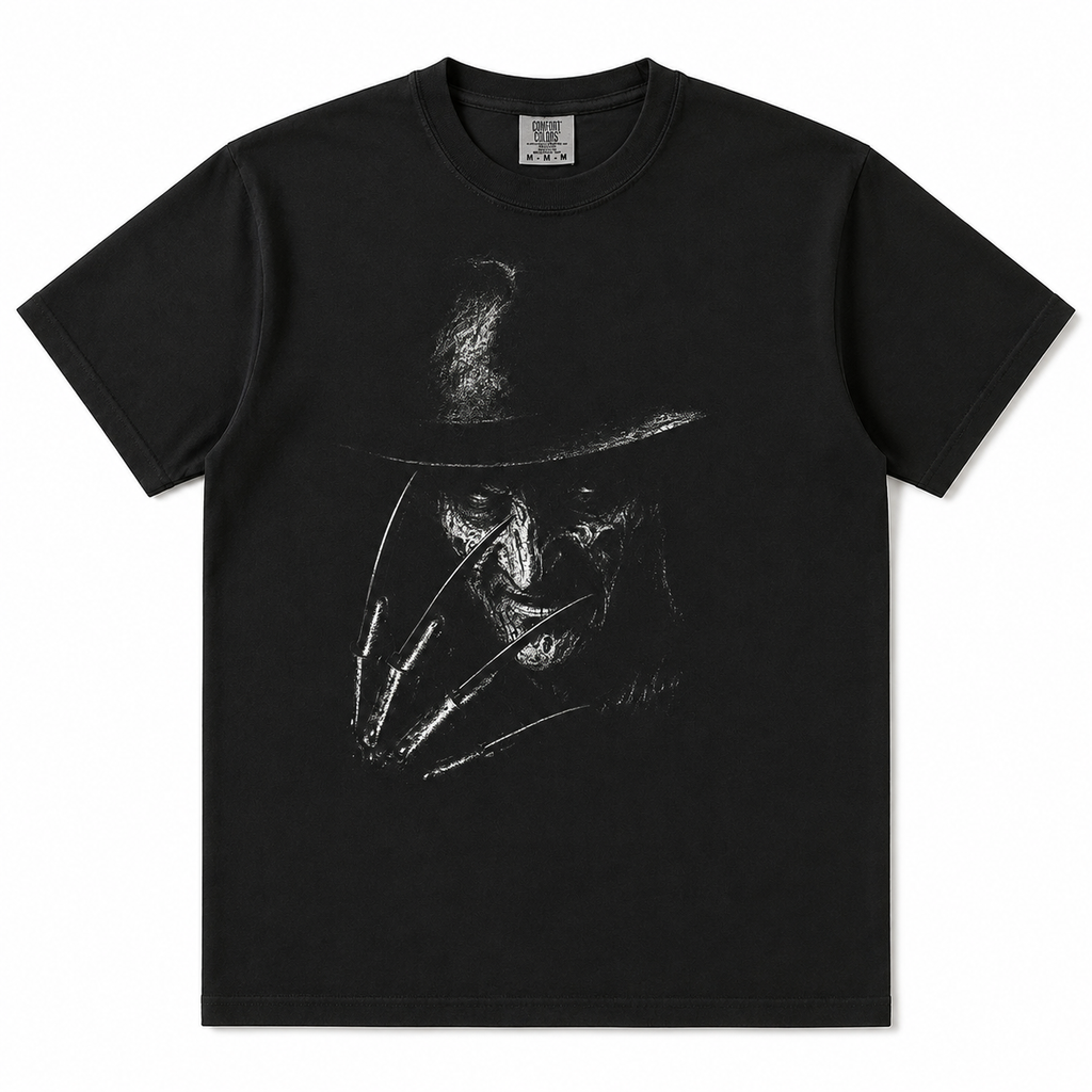 Retro Horror Inspired T-Shirt/Sweatshirt/Hoodie – Vintage Washed Halloween Style Tee