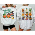 Monster McNugget Buddies Halloween T-Shirt, Sweatshirt & Hoodie – Cute Spooky Characters 2-Sided Graphic Print