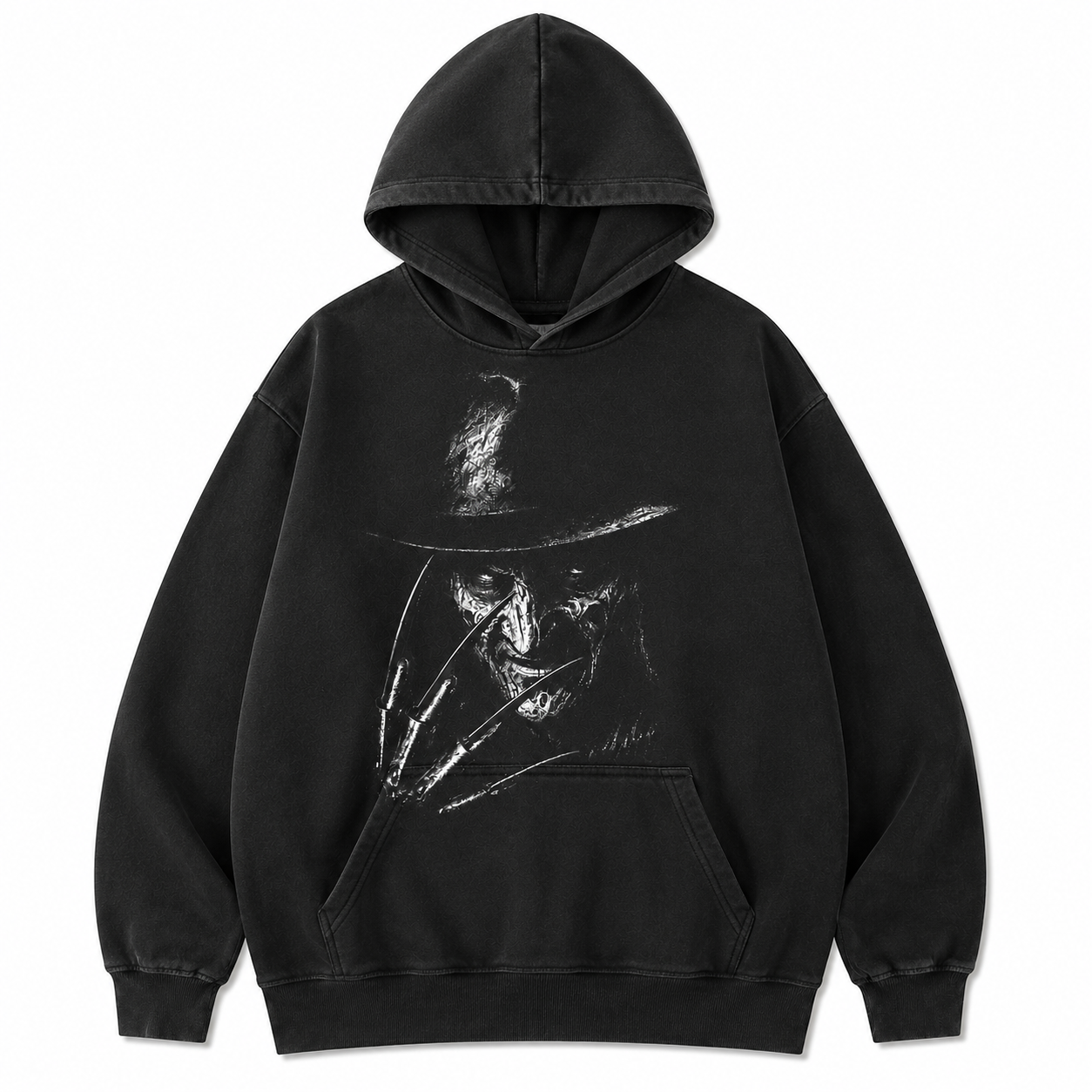 Retro Horror Inspired T-Shirt/Sweatshirt/Hoodie – Vintage Washed Halloween Style Tee