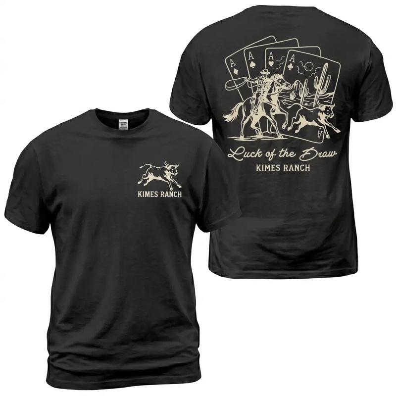 Luck of the Draw Western Rodeo Shirt – Vintage Cowboy Playing Cards Graphic Tee, Sweatshirt & Hoodie