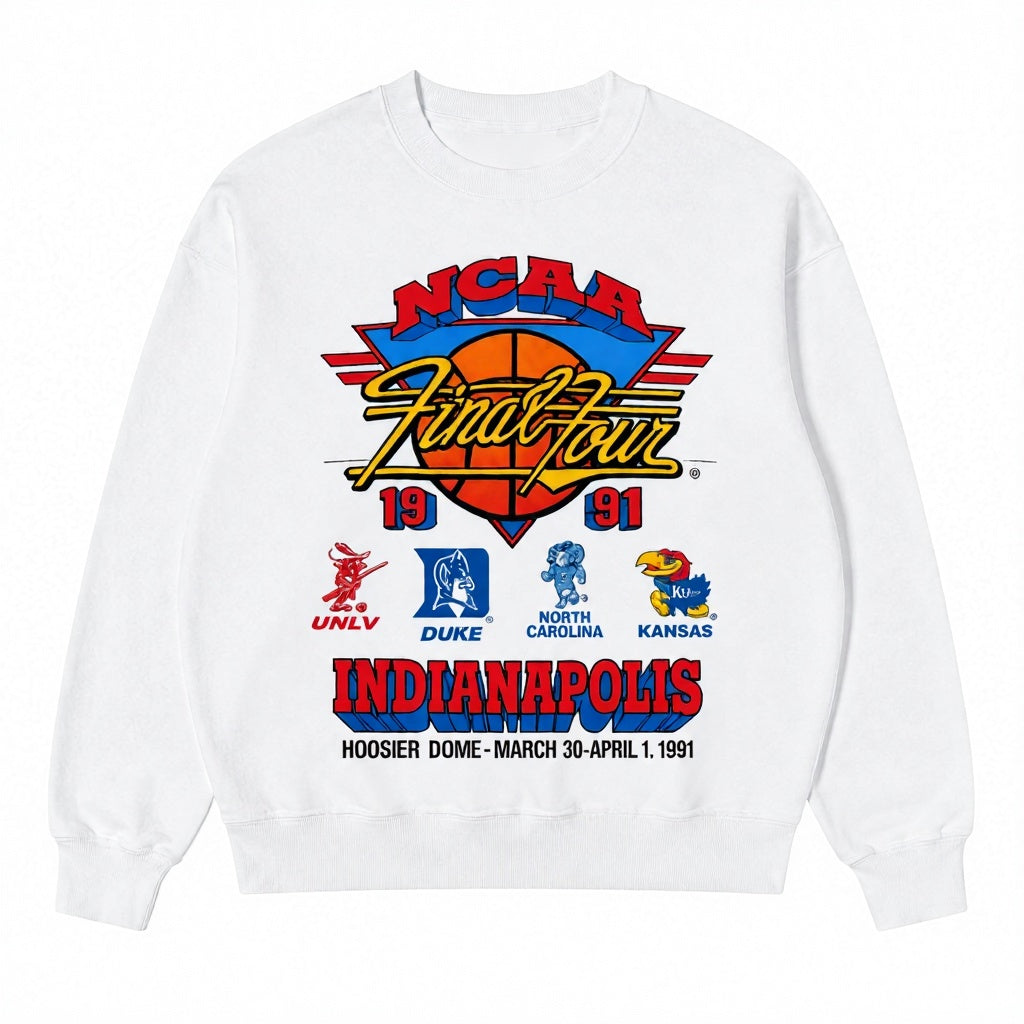 Vintage Basketball Tournament Tee – 90s College Style Graphic Shirt