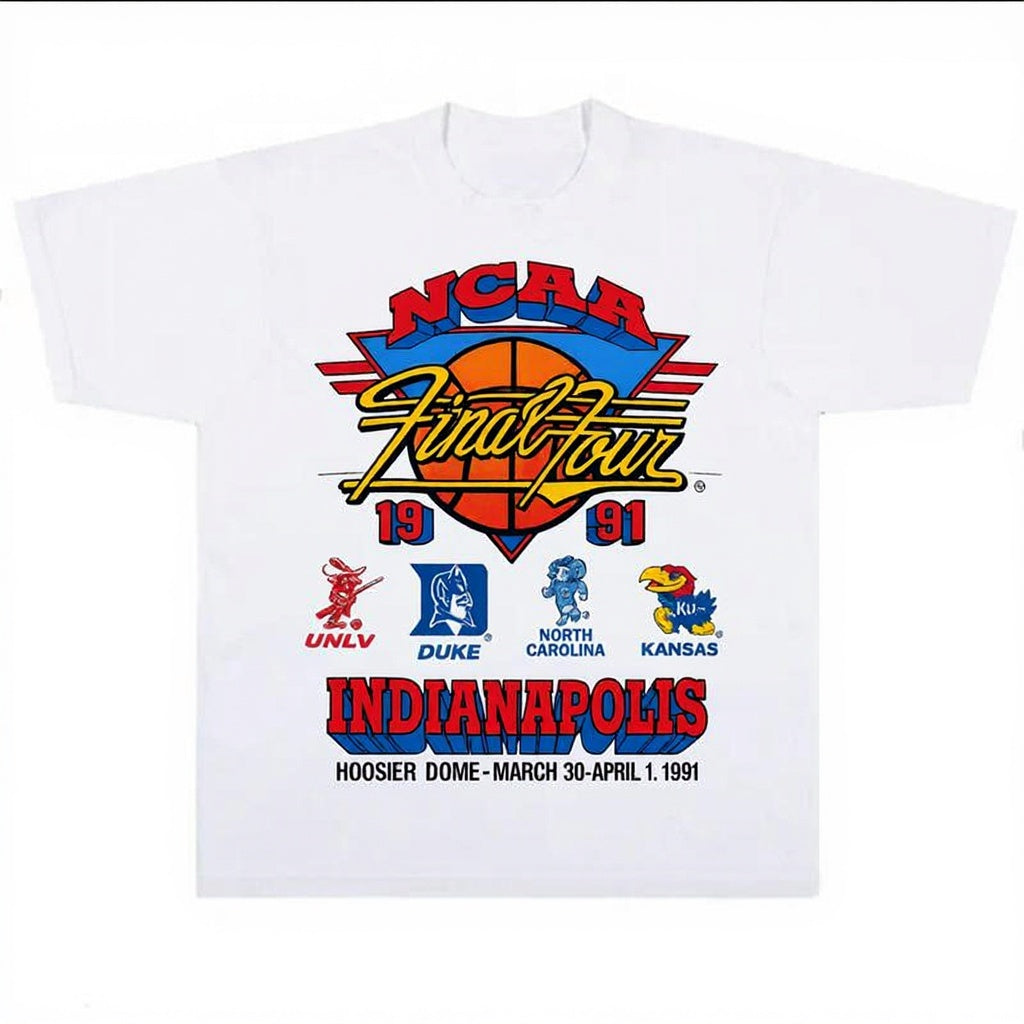 Vintage Basketball Tournament Tee – 90s College Style Graphic Shirt