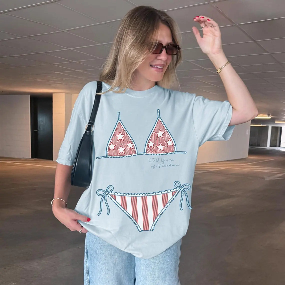 America 250 Bikini Illusion Graphic Tee/Sweatshirt/Hoodie