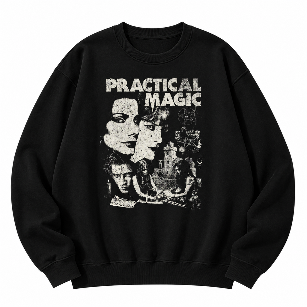 Practical Magic Vintage T-Shirt/Sweatshirt/Hoodie – 90s Witchy Movie Graphic Washed Tee