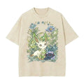 Leafeon Floral Garden T-Shirt, Sweatshirt & Hoodie – Cute Botanical Anime Graphic, Nature Lover & Pokémon Fan Gift