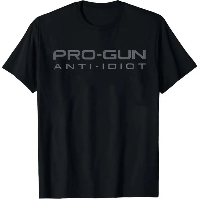 Pro-Gun Anti-Idiot T-Shirt, Sweatshirt & Hoodie – Funny Sarcastic 2A Statement Graphic Apparel