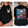 Chill The Fourth Out Patriotic Skull Tee/Sweatshirt/Hoodie