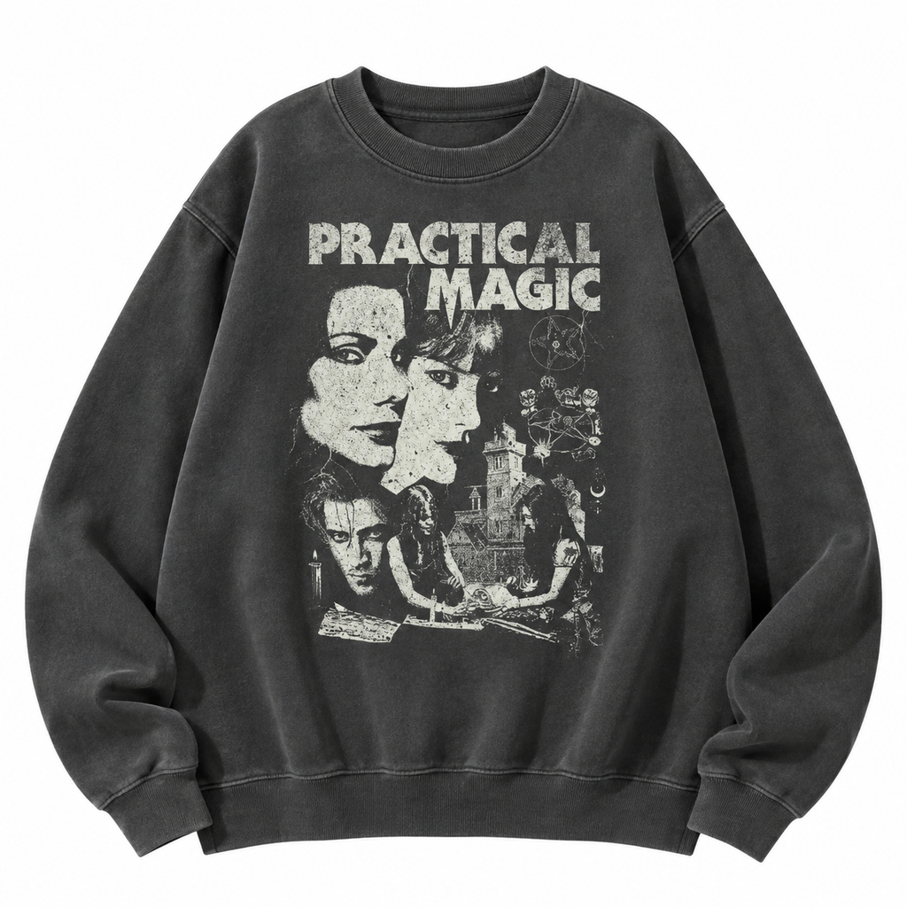 Practical Magic Vintage T-Shirt/Sweatshirt/Hoodie – 90s Witchy Movie Graphic Washed Tee