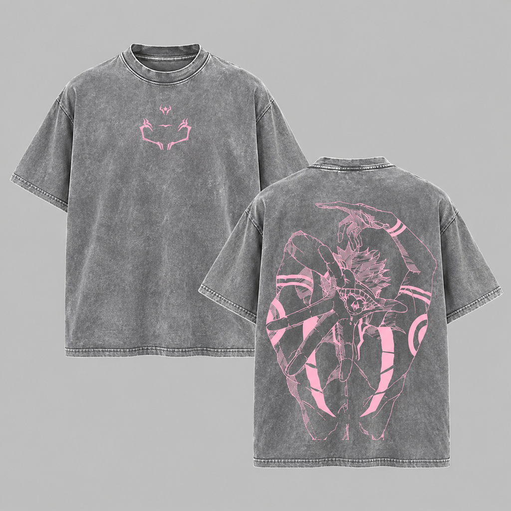 Sukuna Jujutsu Kaisen T-Shirt/Sweatshirt/Hoodie – Front & Back Anime Graphic Oversized Streetwear Tee