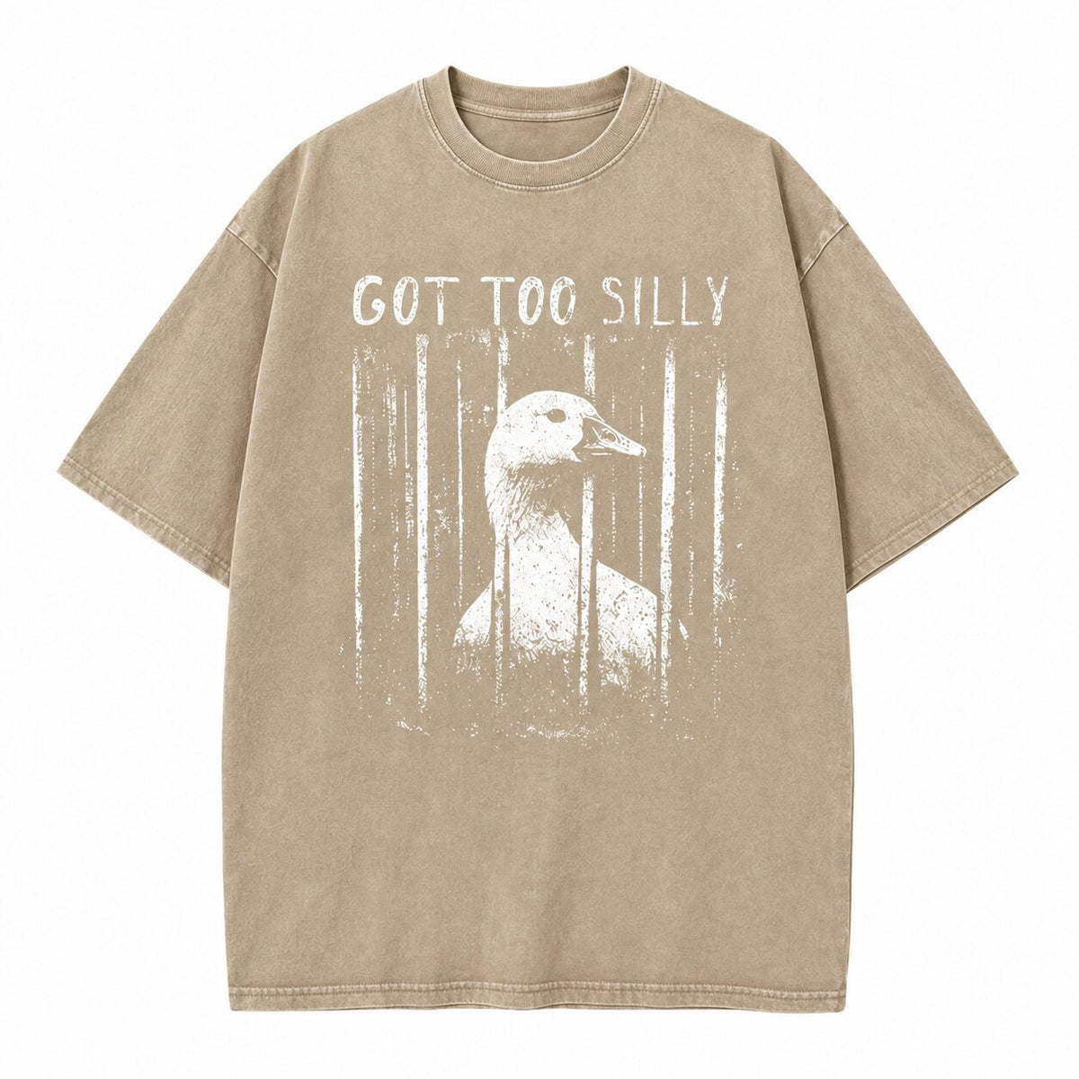 Got Too Silly Goose Funny Meme Graphic T-Shirt, Sweatshirt & Hoodie – Retro Distressed Silly Humor Apparel