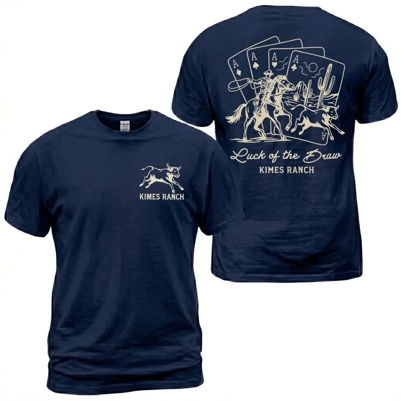 Luck of the Draw Western Rodeo Shirt – Vintage Cowboy Playing Cards Graphic Tee, Sweatshirt & Hoodie