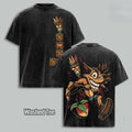 Crash Bandicoot Vintage Washed T-Shirt/Sweatshirt/Hoodie – Aku Aku Front & Back Graphic Tee, Retro Gaming Streetwear