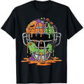Halloween Baseball Catcher Shirt – Spooky Drip Catcher Mask Graphic Tee, Sweatshirt & Hoodie