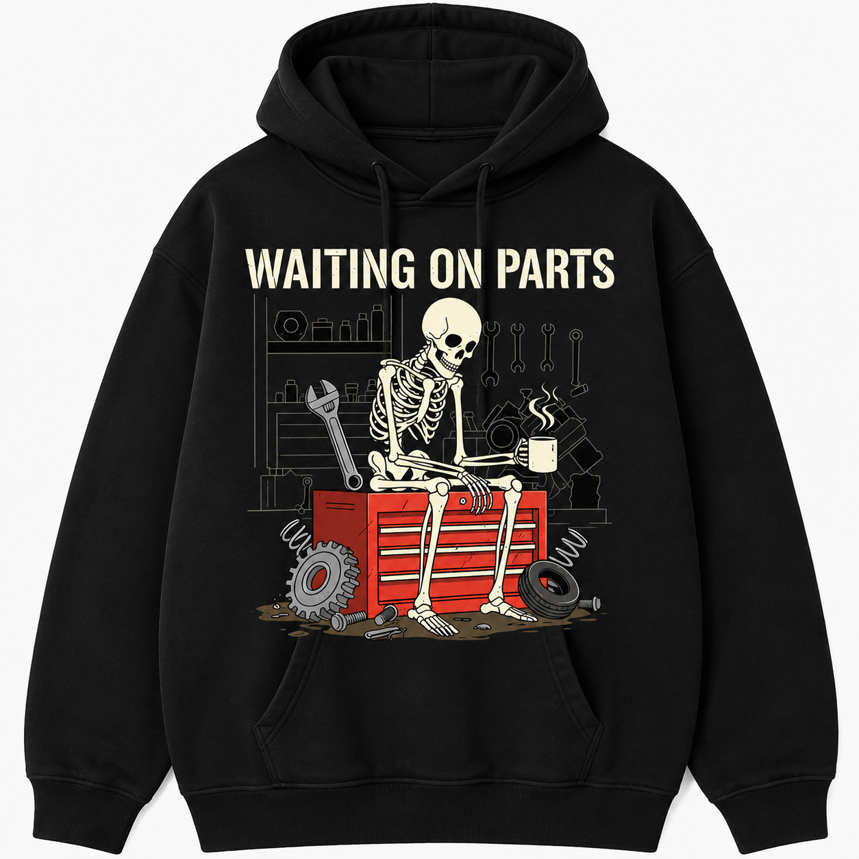 Funny Mechanic Waiting On Parts Graphic Tee/Sweatshirt/Hoodie