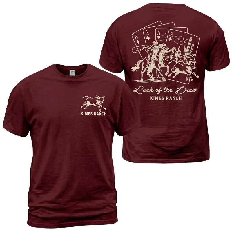 Luck of the Draw Western Rodeo Shirt – Vintage Cowboy Playing Cards Graphic Tee, Sweatshirt & Hoodie