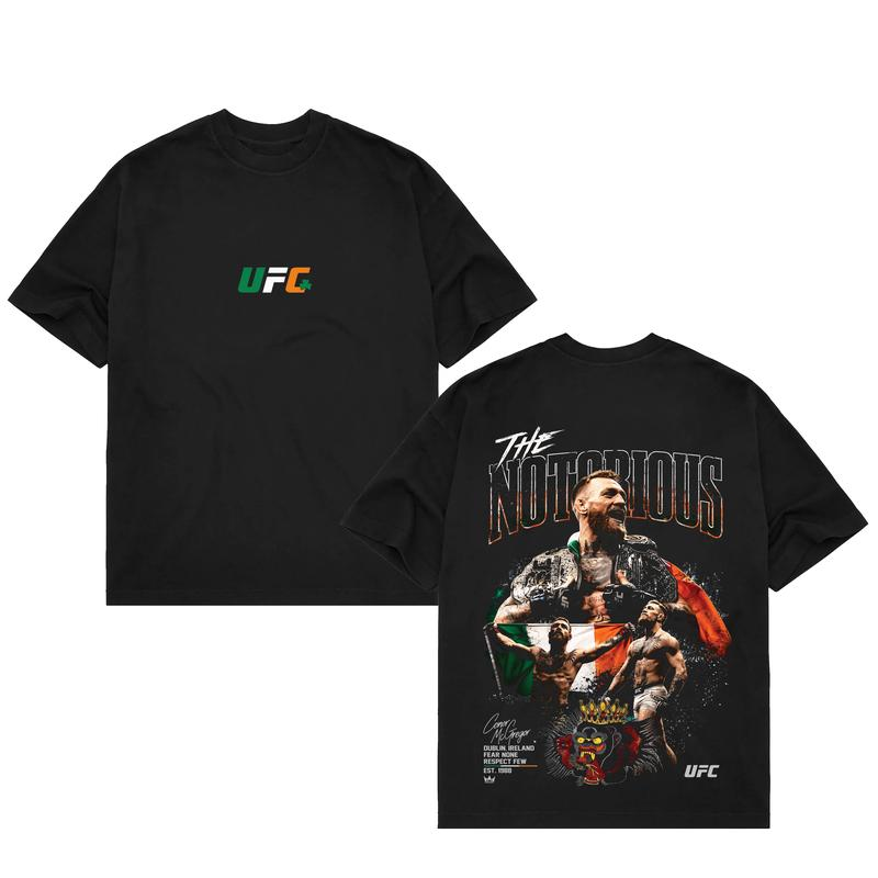 Men's UFC 329 Black Conor McGregor T-Shirt/Hoodie/Sweatshirt - UFC MMA Shirt, Gift for Fighters