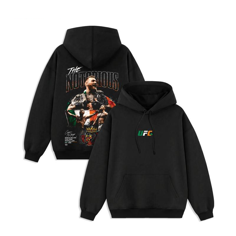 Men's UFC 329 Black Conor McGregor T-Shirt/Hoodie/Sweatshirt - UFC MMA Shirt, Gift for Fighters