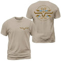 Kimes Ranch Horn Logo Graphic T-Shirt, Sweatshirt & Hoodie – Western Aztec-Inspired Back Print, Cowboy Ranch Style Apparel