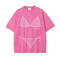 Bikini Illusion Graphic Washed Tee/Sweatshirt/Hoodie