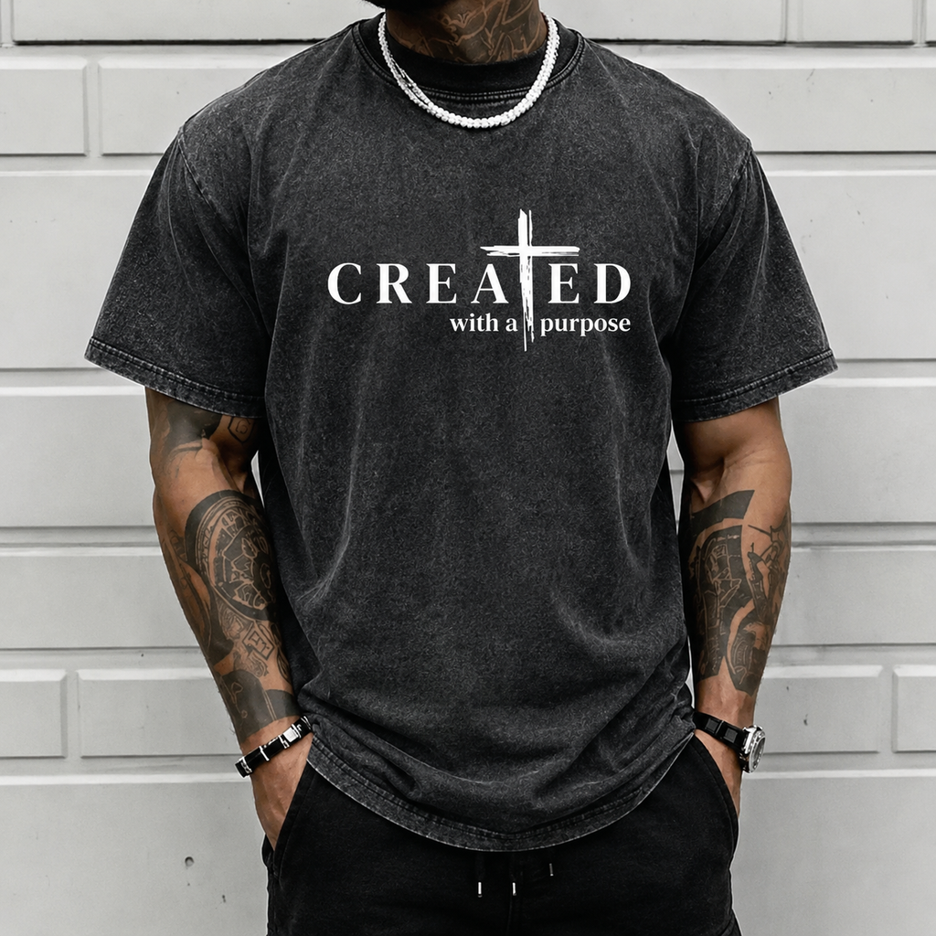 Created With a Purpose Christian Graphic Tee/Sweatshirt/Hoodie