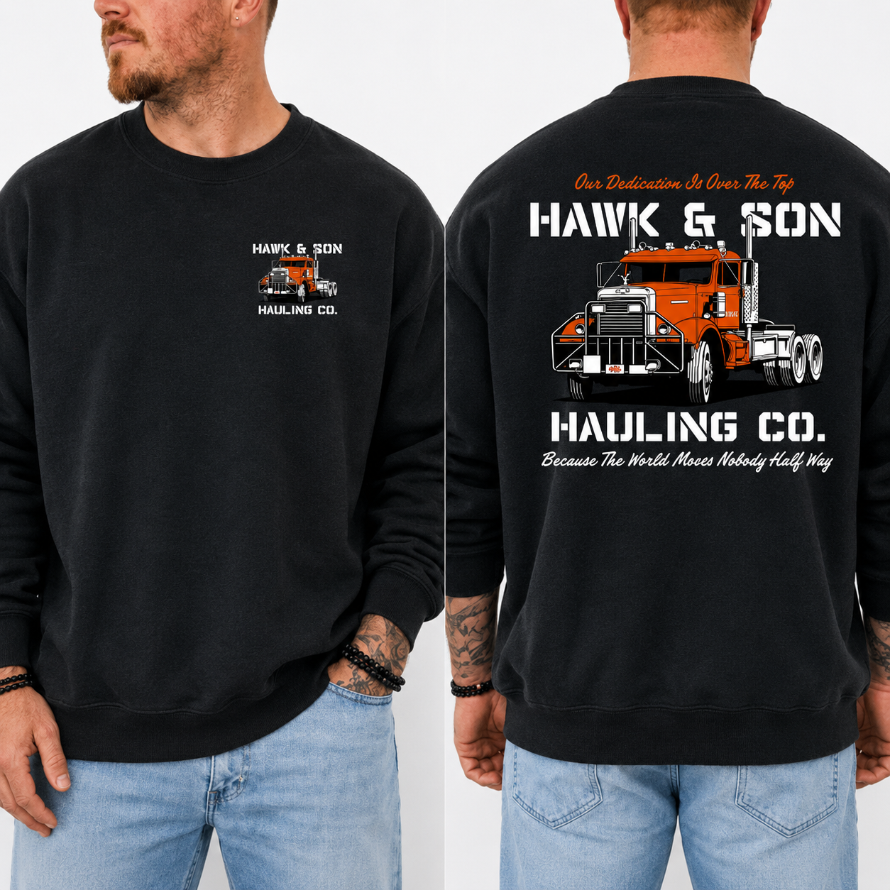 American Over The Top Trucker Graphic Tee/Sweatshirt/Hoodie