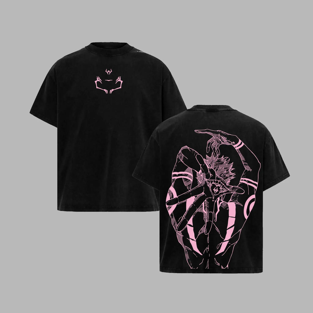Sukuna Jujutsu Kaisen T-Shirt/Sweatshirt/Hoodie – Front & Back Anime Graphic Oversized Streetwear Tee