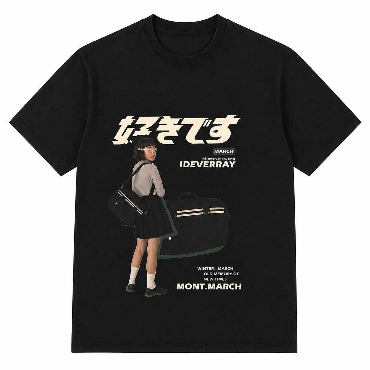 Vintage Washed Japanese Graphic T-Shirt/Sweatshirt/Hoodie – Oversized Streetwear Tee